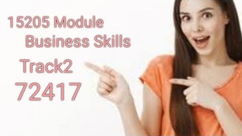 Wings1 | 15205 Module | Business skills-Track 2 | 72417 | 100% Clear