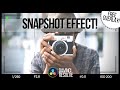 Photo Snapshot Effect from Video in Davinci Resolve - 5 Minute Friday #59