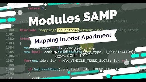 How Create File Modules Mapping Apartment SAMP Pawn Script Server header.inc functions.inc callbacks
