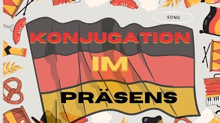 Konjugation | Verben im Präsens Konjugieren SONG | Easy conjugation of German regular Verbs SONG |