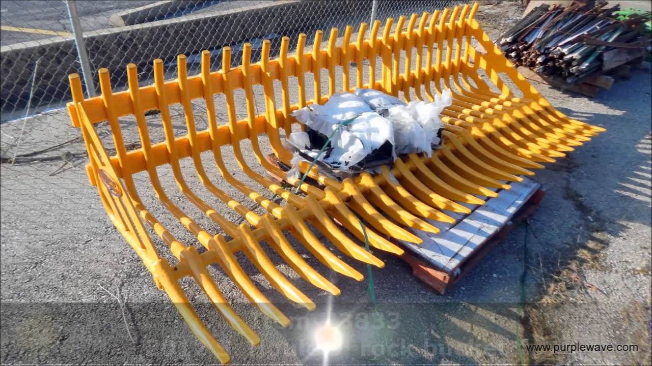 S. Houle SWD15d rock rake and 9' rock bucket will sell January 29 to