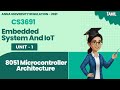 8051 Microcontroller Architecture in Embedded systems and IoT in tamil||CS3691||AU reg-2021.