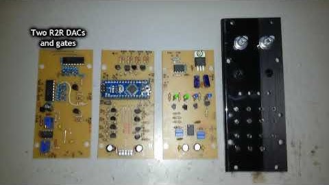 Arduino MIDI to Control Voltage Converter for Analog Synthesizer Modules, first test