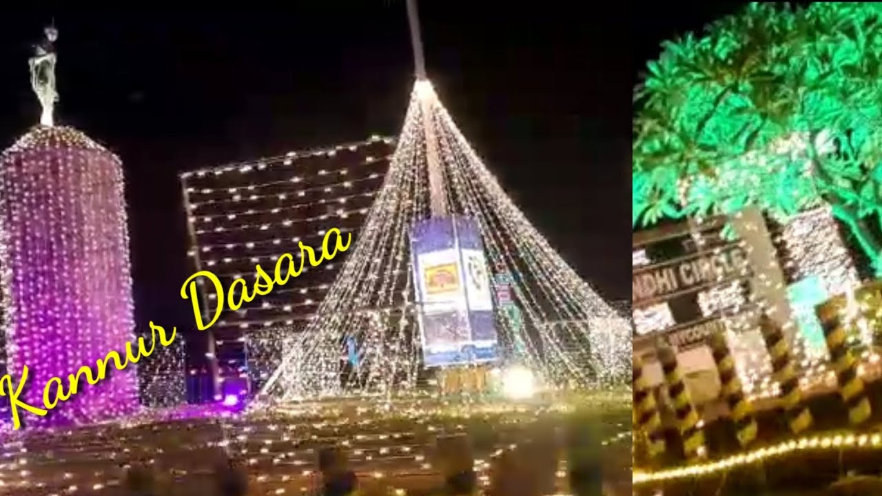 KANNUR CALTEX TO STADIUM DACARATING DASARAKANNUR COLOURFUL LIGHING