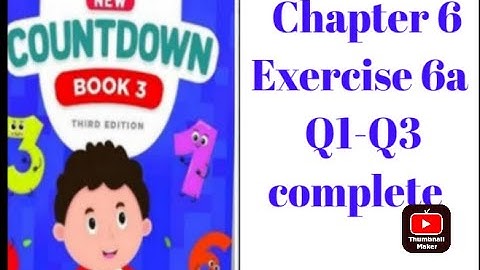 oxford || new countdown book 3 third edition ||chapter 6 || Exercise 6a ||Q1_Q3 || completely solved