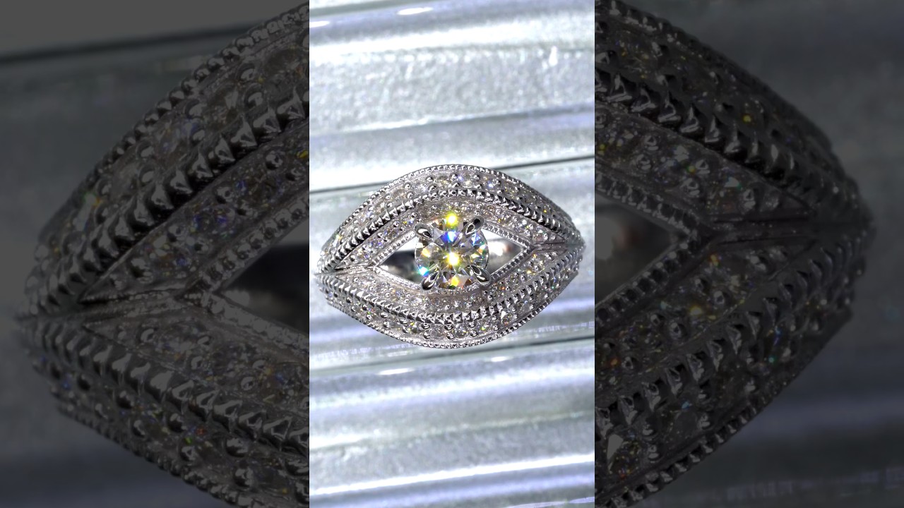 Vintage Inspired Engagement Ring 