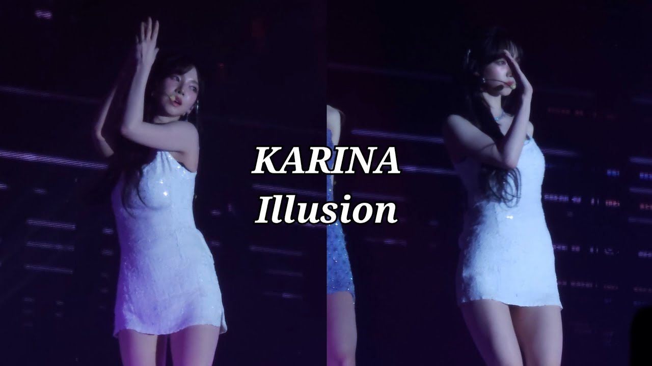 [4K] 에스파 aespa 'Illusion' 카리나 KARINA FANCAM @ aespa TOUR – SYNK : PARALLEL LINE IN HONG KONG 240803