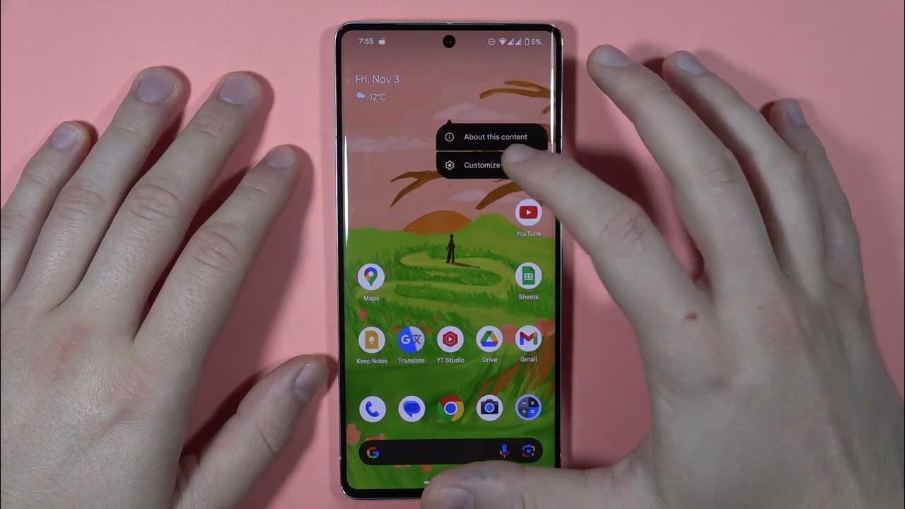 can-i-delete-date-from-home-screen-on-google-pixel-7-pro-at-a-glance
