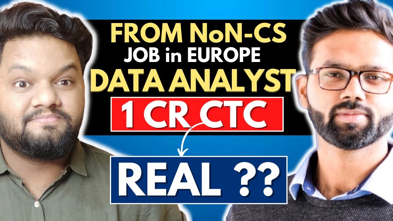 1 CR+ Salary in EUROPE for DATA ANALYSTS🔥! NoNCS to JOB in EUROPE ️