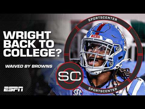 Dae'Quan Wright could be the FIRST PLAYER to play in the NFL and go back to college | SportsCenter