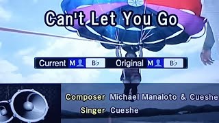 CAN'T LET YOU GO Cueshe  🎵Karaoke Version🎵