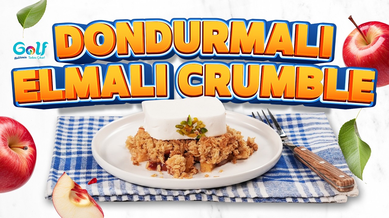 Tatlı Bir Serüven: Dondurmalı Elmalı Crumble Tarifi ???? | Golf Maraşım ile
