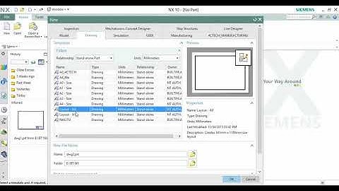 Make template for Drawing in NX - Tạo khung bản vẽ tiêu chuẩn cho NX_HIGH
