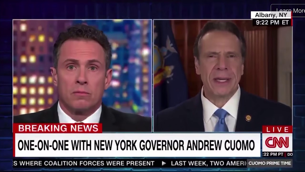 Chris Cuomo News: Governor Andrew Cuomo and His Brother, Chris Cuomo argue on CNN Live