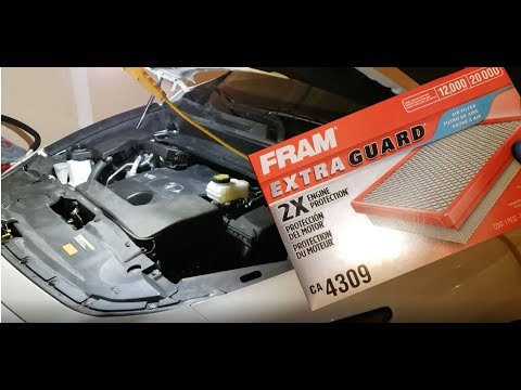 How to replace air filter on 2018 Infiniti QX60 – DIY and save money