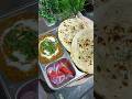 आज का lunch me hai मखनी दाल लच्छा रोटी #lunchtime #laccha #roti
