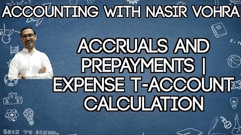 ACCRUALS & PREPAYMENTS ( EXPENSE ACCOUNT EXPLANATION) MUST WATCH!