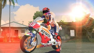 Marq Marquez skin   Honda RC213V 2019 v2.0 || GTA SA MOTOGP MOD