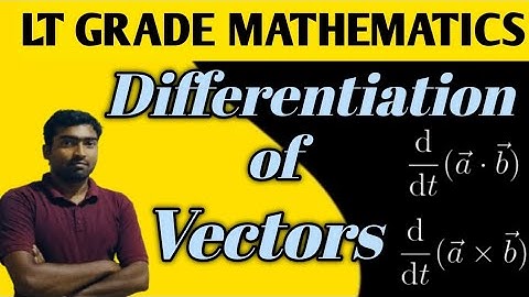 LT Grade Mathematics - Differentiation of Vectors #vector #ltgrademaths #ltgrade #mathshorttrick 