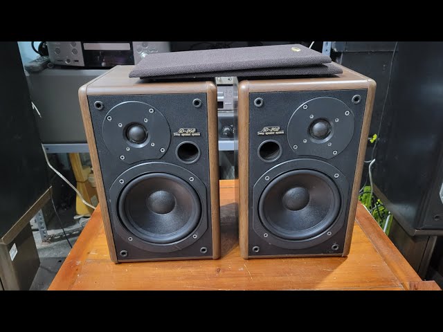 Onkyo D-202 bookshelf speakers with separate crossover, 16cm bass
