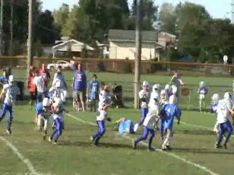 first touchdown run - Ernie "CJ" Collier #4 and defense - Football