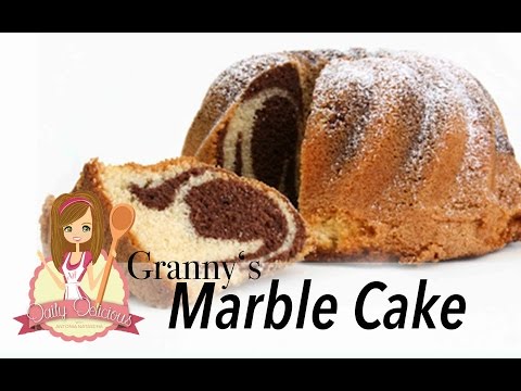 Granny's Marble Cake Recipe/Oma's Marmorkuchen// Daily Delicious - Traditional Kitchen