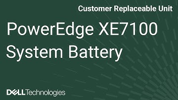 Dell  PowerEdge XE7100: Remove/Install System Battery