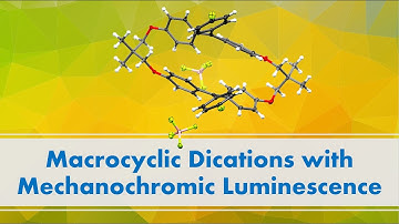 Macrocyclic Dications with Mechanochromic Luminescence