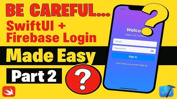 SwiftUI Firebase Login & Sign-Up Tutorial — Async/Await Made Simple