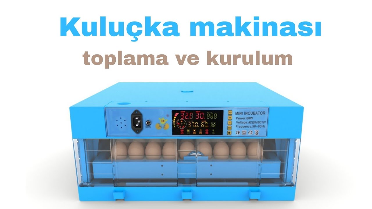 KULUÇKA MAKİNASI TOPLAMA-KURULUM VE AYARLAMA