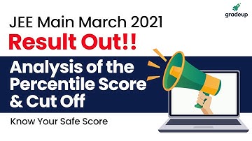 JEE Mains 2021 Result Out | Analysis of the Percentile Score & Cut Off for JEE Advanced 2021 Gradeup