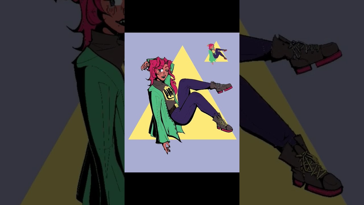 OC Magazine Art Process because I forgor #ocart #arttutorial #artprocess