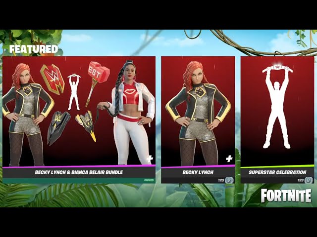 Becky Lynch and Bianca belair are going to be the next WWE people in  Fortnite! VIA: @FNBRintel, @ItzYond3r) : r/FortniteLeaks