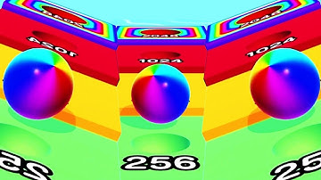 Ball Run 2048 - All Levels Mobile Gameplay Walkthrough Android iOS (Level 266-270)