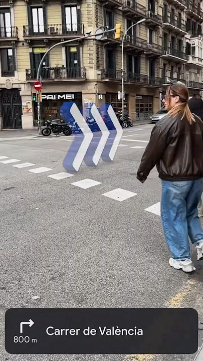 Navigate unfamiliar streets with Google Maps. Tap Live View for step-by-step walking directions 👣