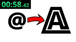 Uppercase Symbol Speedrun Any% (Old WR)