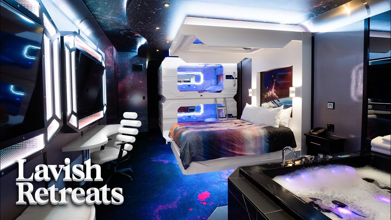 ⁣We tour THE MOST UNIQUE theme room hotel in the world!