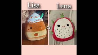 Lisa or Lena | Squishmallows 😚😲