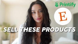 What to sell on Etsy Spring 2023 | Print on Demand Products I reccomend
