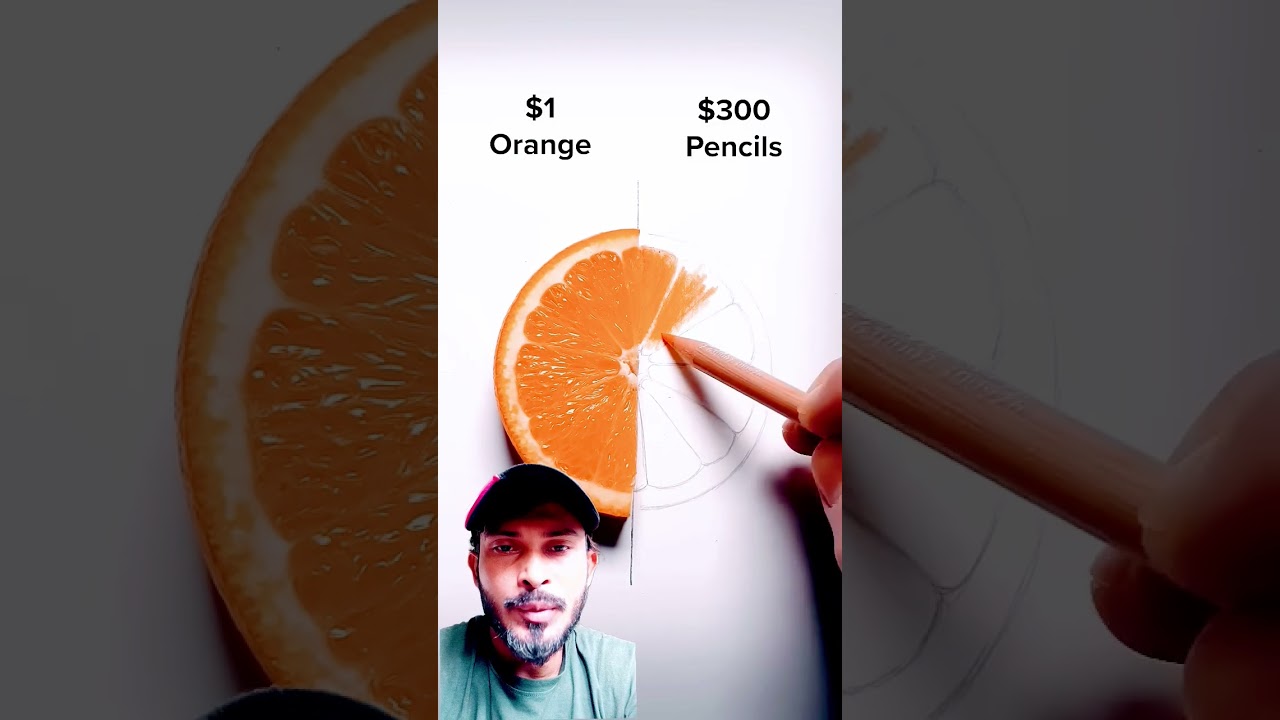 Orange sketch  design 