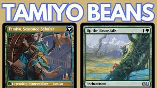 DRAWING ALL THE CARDS! Legacy BUG Tamiyo Beanstalk – Strix, Witherbloom, Frog, and Bowmasters MTG