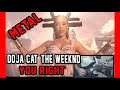 Doja Cat, The Weeknd  - You Right Guitar Cover Meets Metal