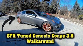 Athlete Statistics BK2 Genesis Coupe 3.8 SFR CUSTOM TUNED Walkaround + POV + Exhaust | 1 Year Update
