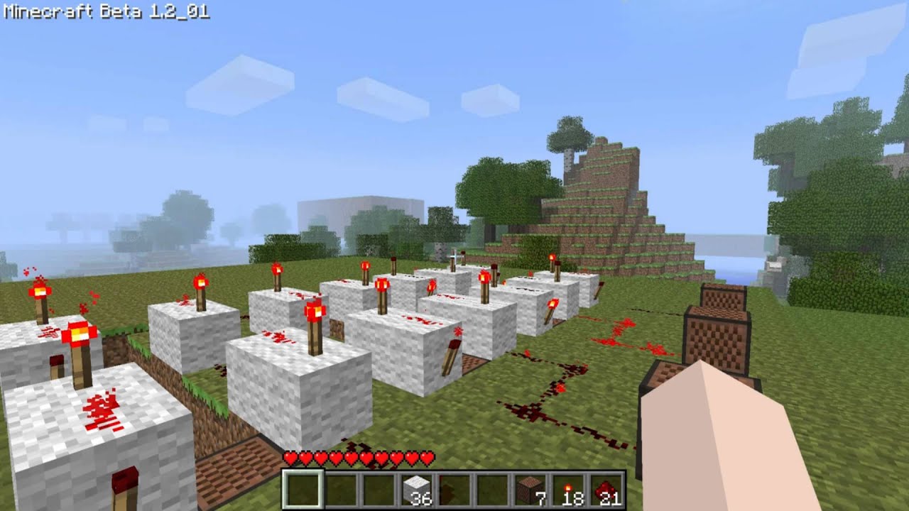 Minecraft Note Block Redstone