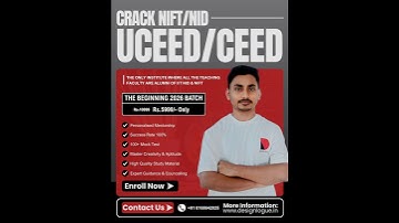 NIFT NID UCEED CEED  Preparation