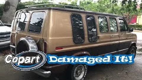 I Won An 80s Conversion Van At Copart For $400