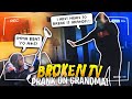 BROKEN TV PRANK ON GRANDMA😱 *She cries*