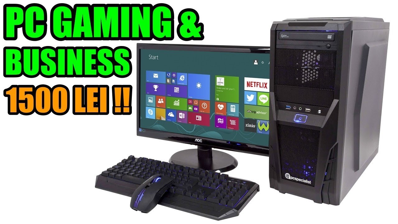 PC Pentru Gaming si Business in 1500 lei !! - YouTube