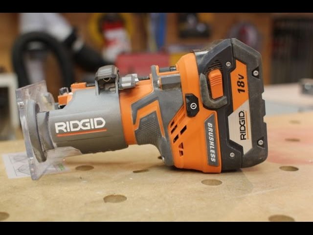 Ridgid 18V Brushless Compact Router (I LOVE THIS TOOL) - YouTube