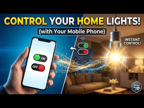 Control Lights with Your Smartphone Using Arduino | DIY Home Automation Tutorial